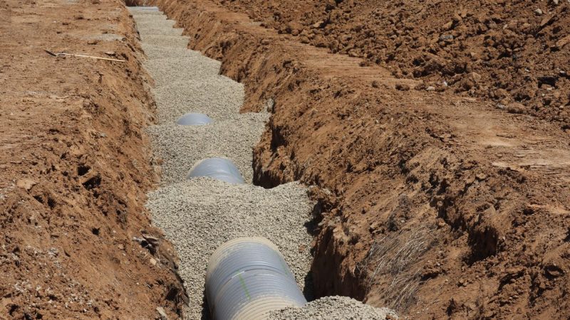 Drainage installation