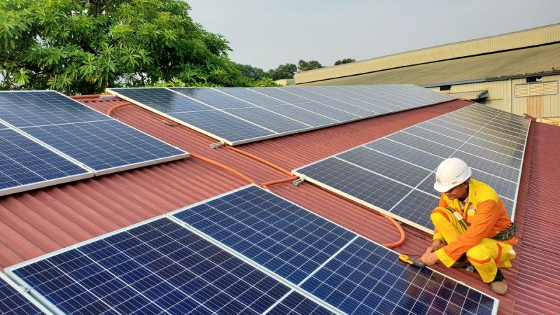 Maintenance on the roof