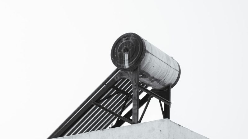 Rooftop solar water heaters